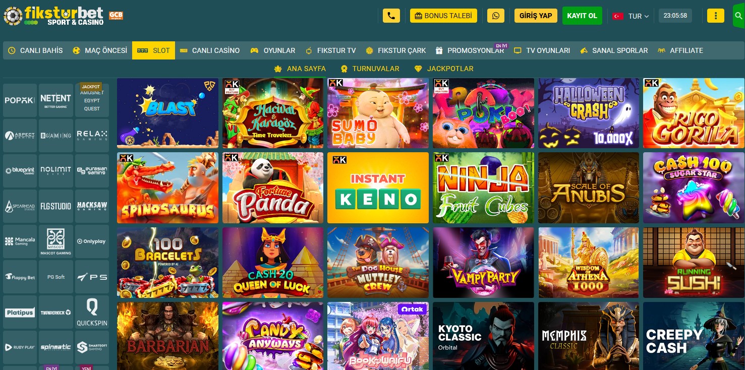 Fiksturbet Casino Oyunu